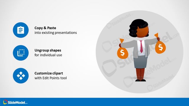 Brianna Clipart with Editable Features