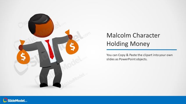 Vector Image of Malcolm Character PPT Slide