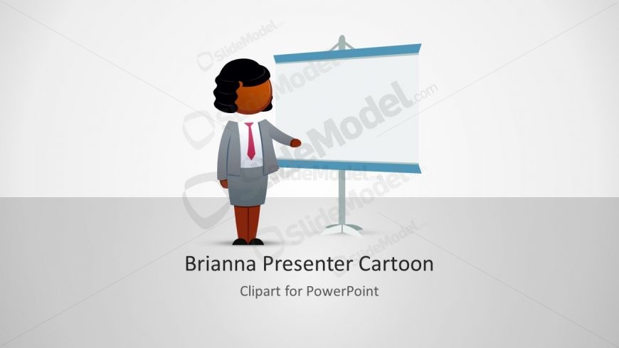 Editable Brianna Cartoon Character