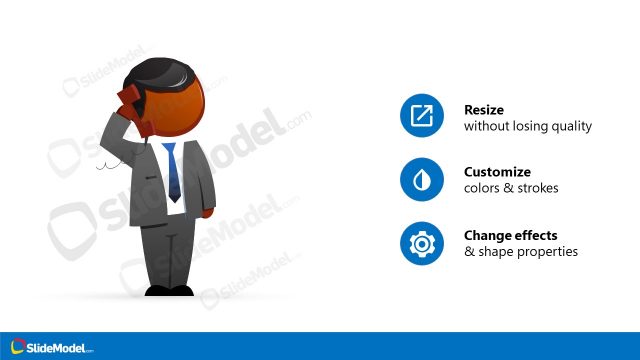 Malcom Holding Phone PowerPoint Scene