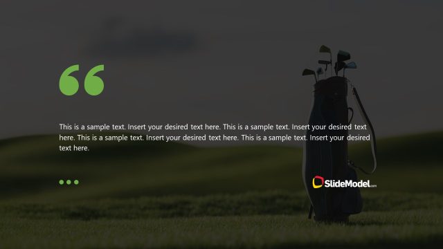 Double Quotation Slide with Placeholder Text