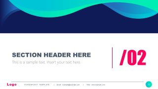 Multi-Purpose PPT Template - Section Header Slide 