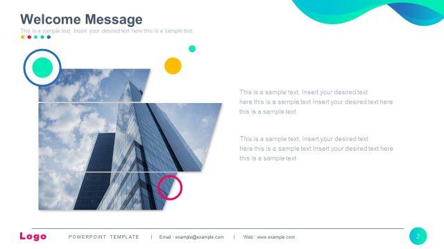 Welcome Message Slide – Multi-Purpose Template