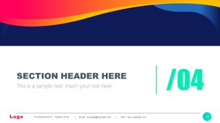 Free Multi-Purpose Modern Template Slide 