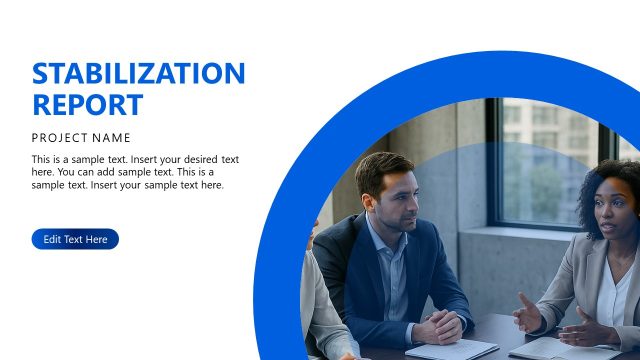 Stabilization Report PowerPoint Template