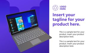 Editable Product Presentation PPT Template