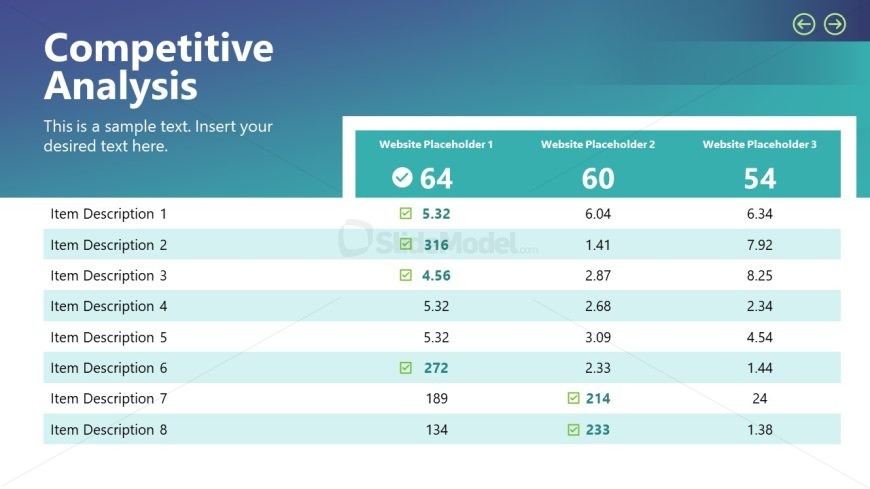 SEO Report Slide for PowerPoint Presentation