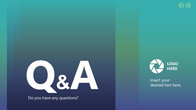 Q&A Slide – SEO Report PPT Presentation