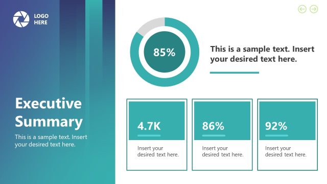 Executive Summary Slide – SEO PPT Template