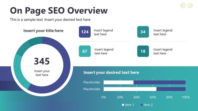 On Page SEO Overview Slide for SEO Report