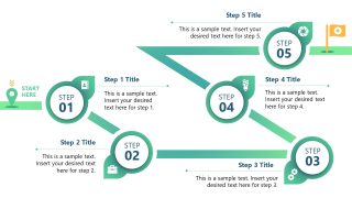 Editable Template for Visual Roadmap Diagram