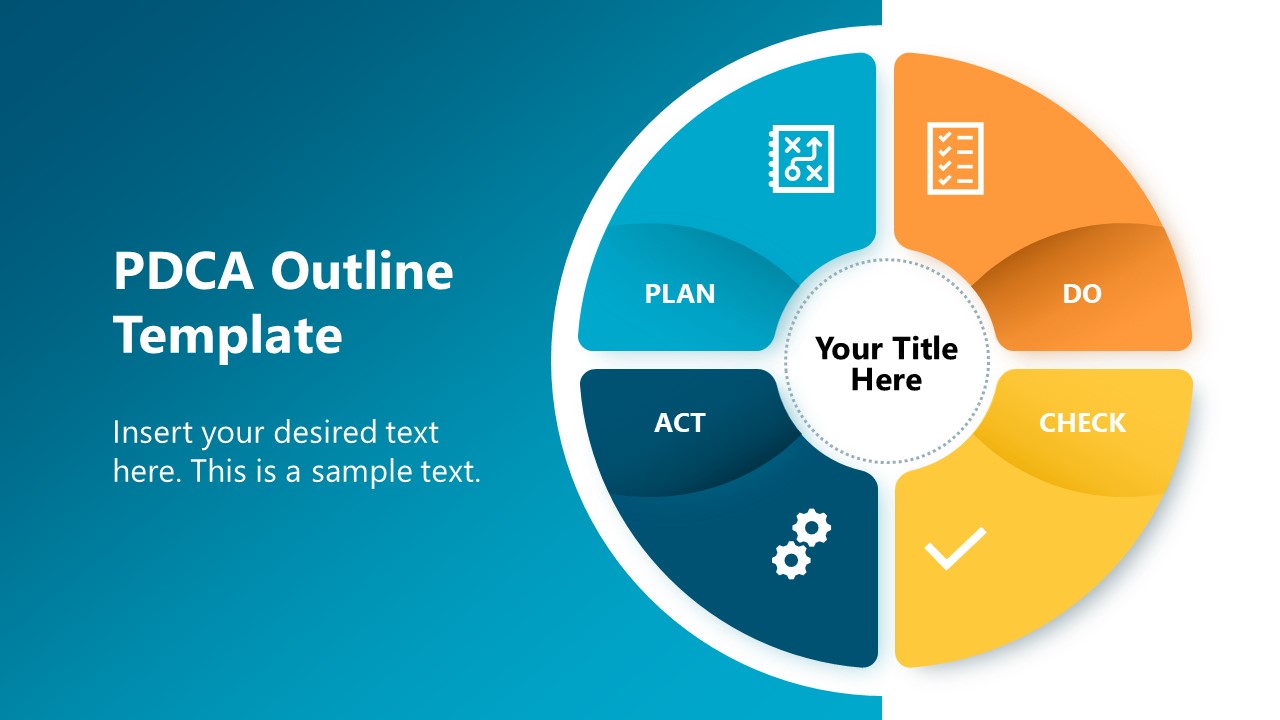 Title Slide for PDCA Presentation 