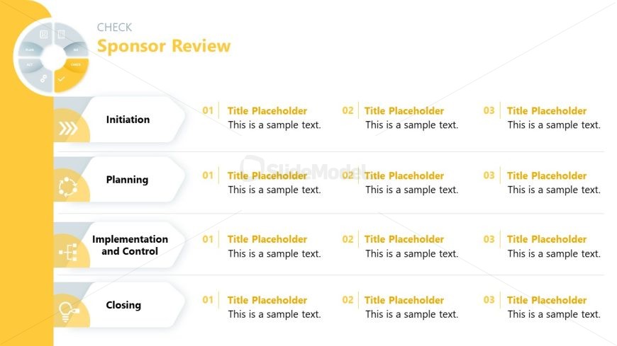 PDCA PowerPoint Slide for Presentation 