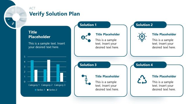 Verify Solution Plan – PDCA PowerPoint Template