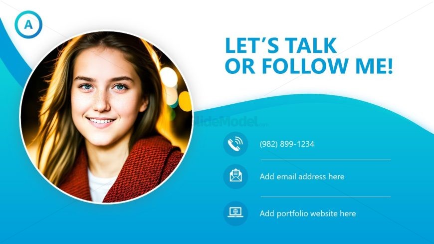 About Me PowerPoint Resume Presentation Template