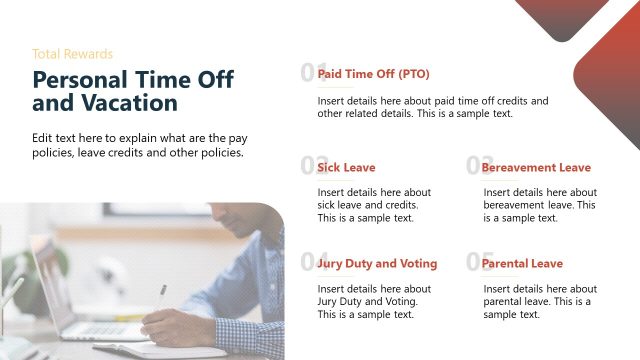 Personal Time Off and Vacation PowerPoint Slide
