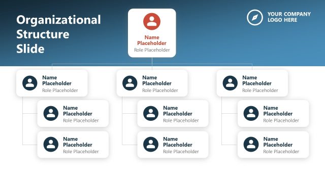 Organizational Structure Slide – PPT Template