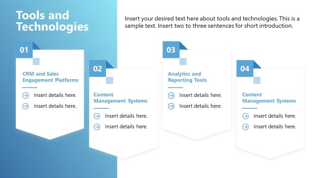Tools and Technologies PowerPoint Slide