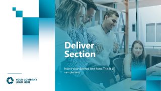 Program Management Template Slide for Deliver Section 