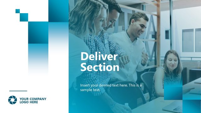 Editable Program Management Slide – Deliver Section