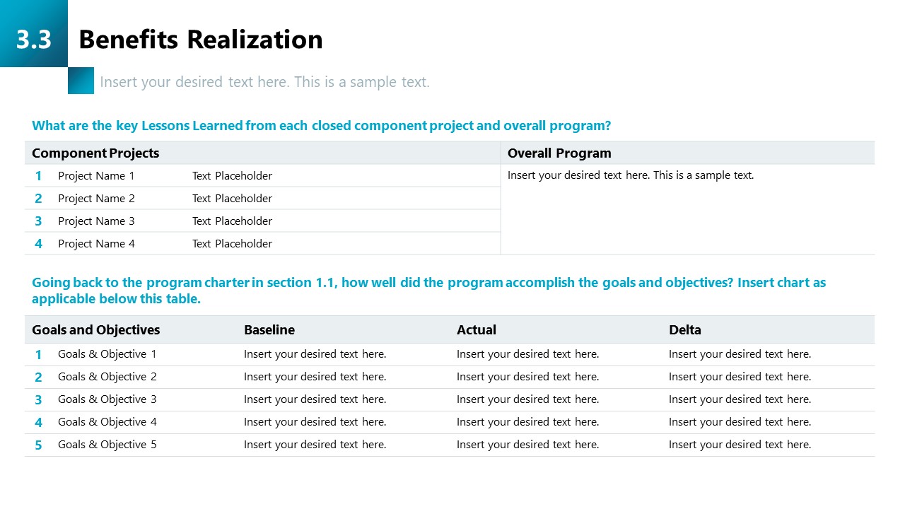 Program Management PowerPoint Template & Slides