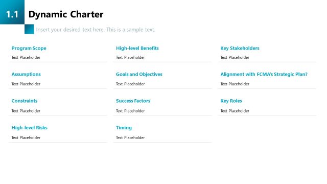 Dynamic Character Slide – Program Management