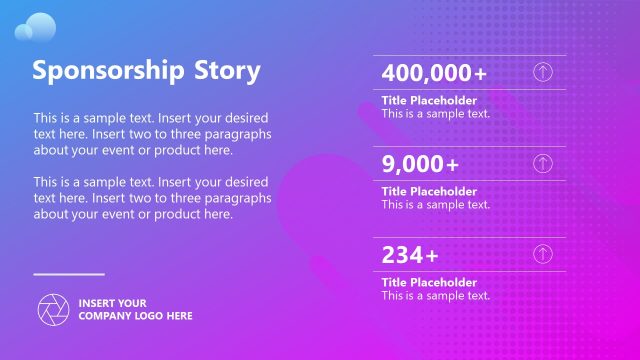 Sponsorship Story Slide – Sponsorship Pitch Deck Template