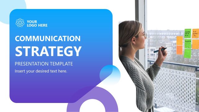 Communication Strategy PowerPoint Template