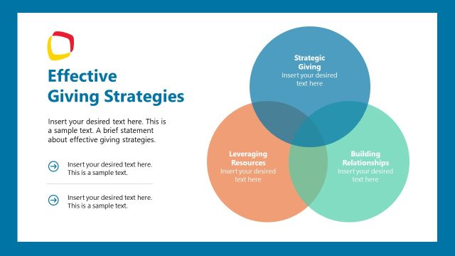 Effective Giving Strategies Slide – Philanthropy Template