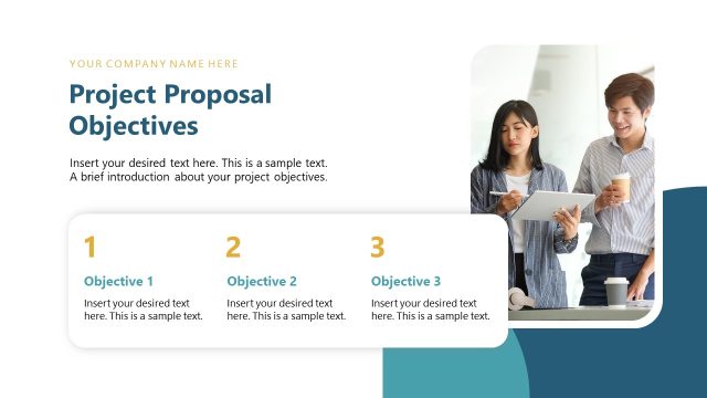 Project Proposal Objectives PPT Slide Template