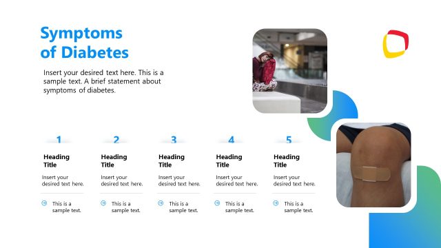 Key Symptoms of Diabetes Presentation Slide