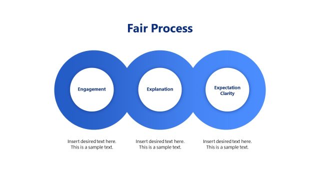 Three Segment Diagram for Fair Process Presentation