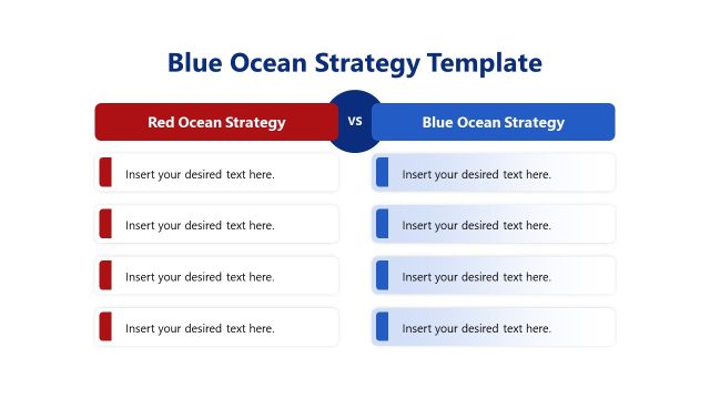 Red Ocean Vs Blue Ocean Strategy Slide