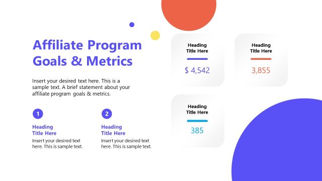 Goals & Metrics Presentation Slide