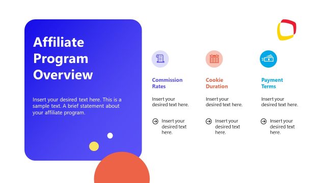 Affiliate Program Overview PPT Template for Presentation