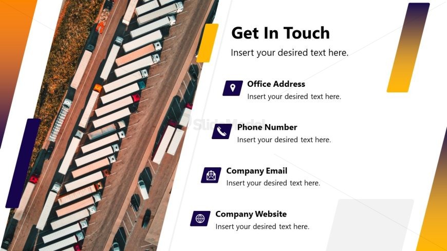 PPT Slide for Logistics Template