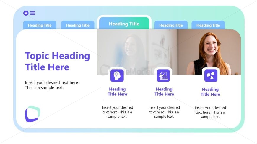 Interactive Storyline Course Template PPT Slide