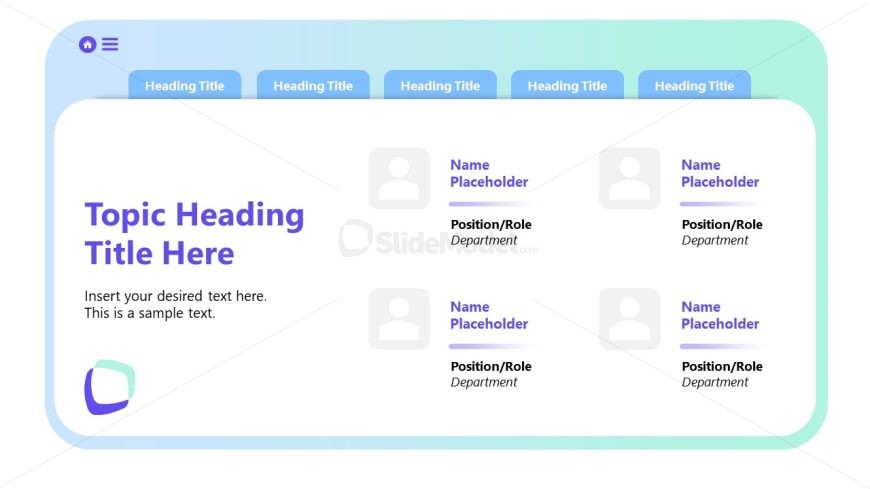 Storyline Course PowerPoint Slide Template