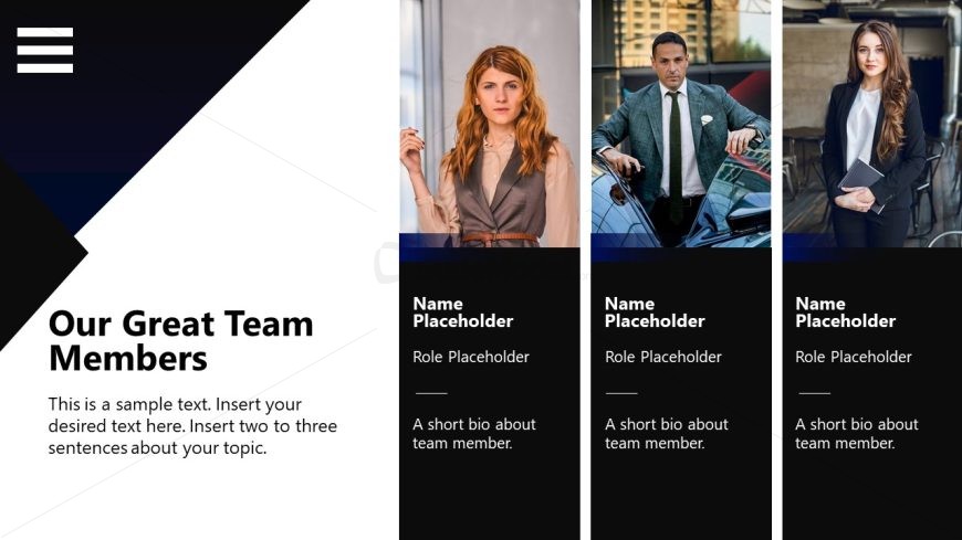 Editable Business Executive Slide