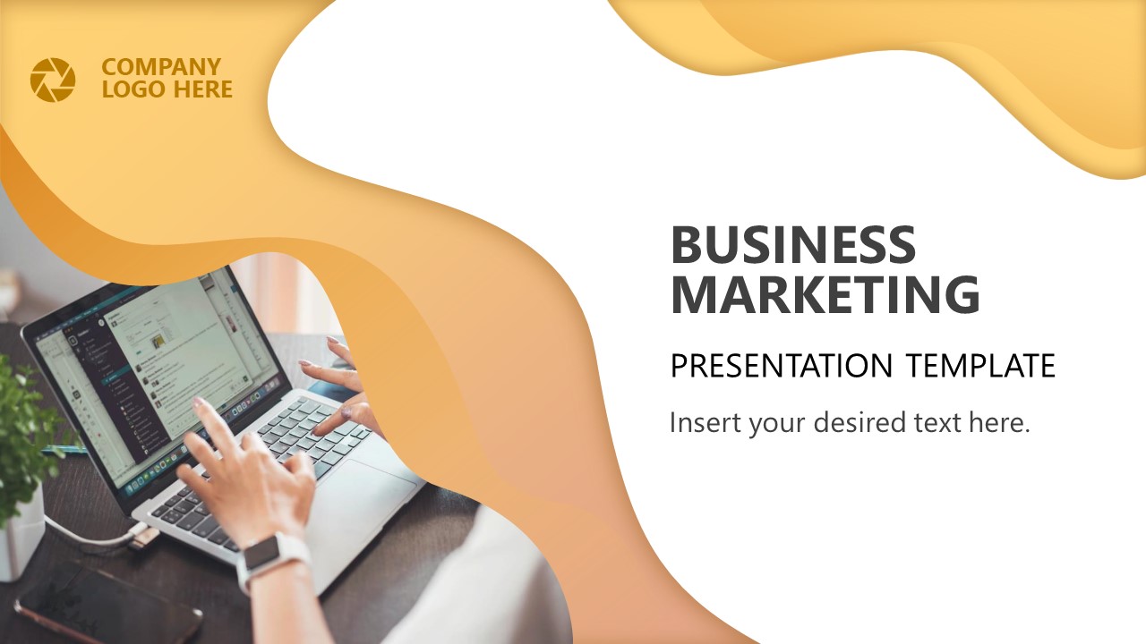 Editable Business Marketing PPT Template 