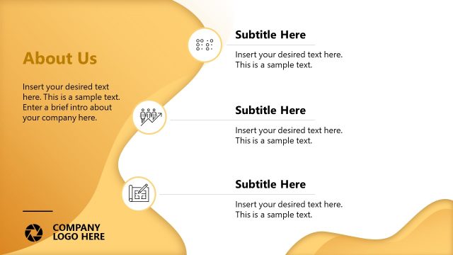 About Us Slide – Business Marketing PPT Template