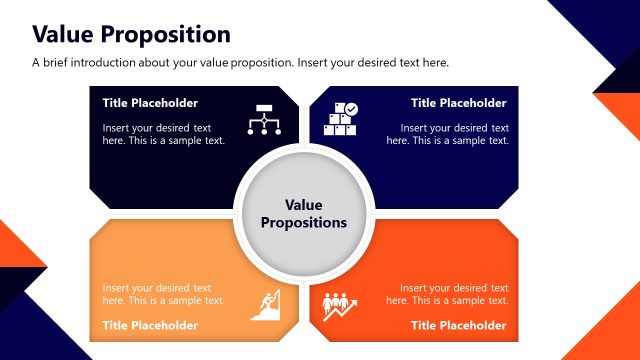 Value Proposition Slide – Geometric Business PPT Template