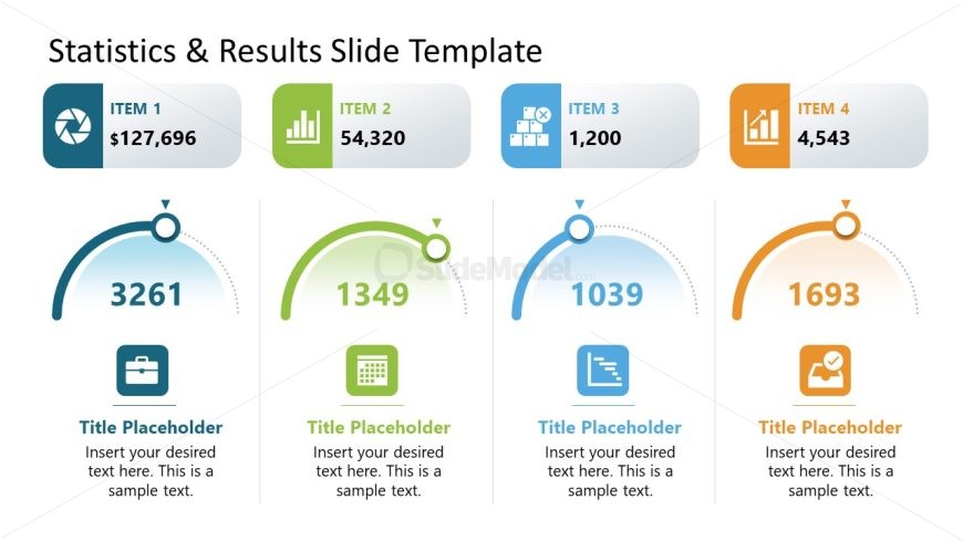 PPT Template for Statistics & Results Presentation