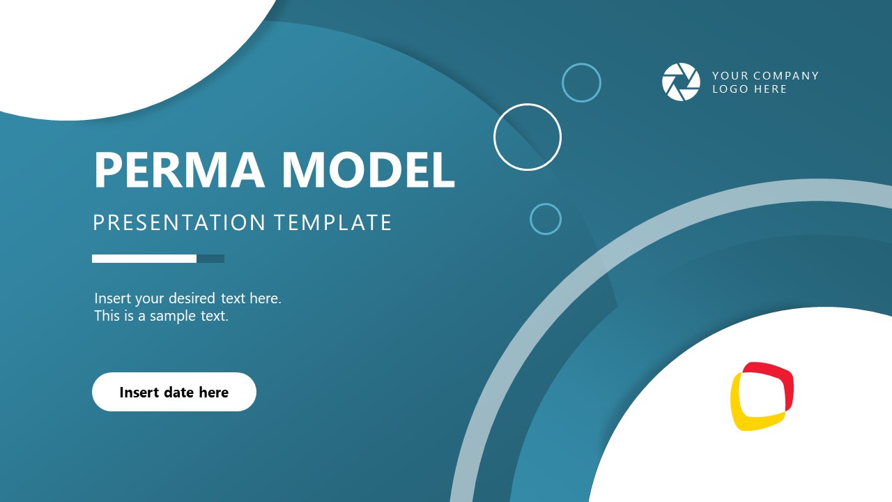 Editable PERMA Model PPT Template 