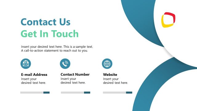 Contact Us Slide – PERMA Model PPT Template