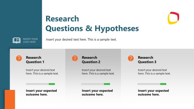 Research Questions and Hypothesis PPT Template