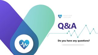 Q&A PPT Template Slide - Cardiology Presentation 