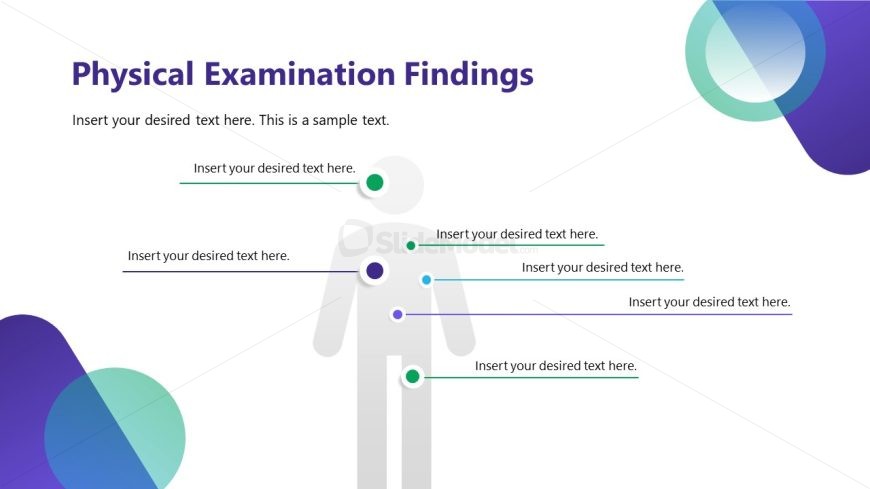 Physical Examination Slide With Human Infographic - Slidemodel