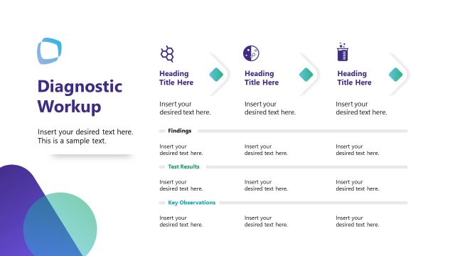 Diagnostic Workup – Cardiology Case Study Slide