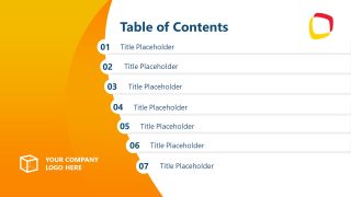 PowerPoint Template for Annual Report Presentation 